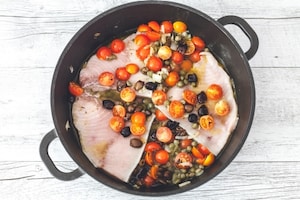 Preparazione Pesce spada alla siciliana - Fase 2