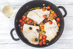 Preparazione Pesce spada alla siciliana - Fase 2