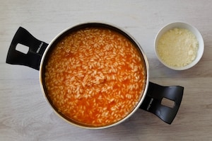 Preparazione Sartù di riso con spezzatino e piselli - Fase 2