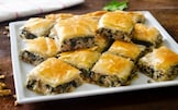 Spanakopita con riso e spinaci