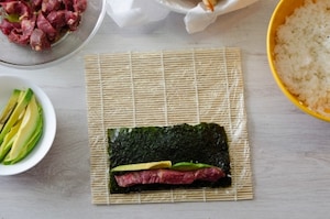 Preparazione Sushi di carne - Fase 3