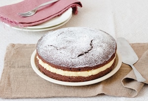 Preparazione Torta al cacao, rum, crema all'arancia - Fase 5