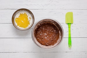 Preparazione Torta al cacao, rum, crema all'arancia - Fase 3