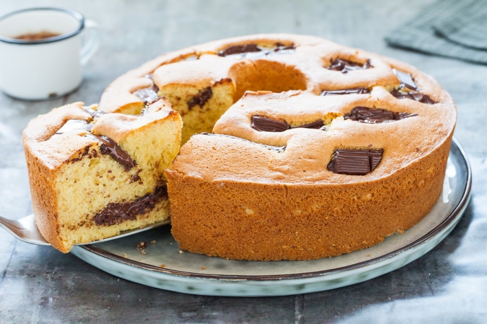 Torta con tavolette di cioccolato ricetta