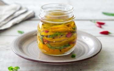 Zucca grigliata sott'olio