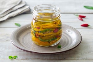 Preparazione Zucca grigliata sott'olio - Fase 3