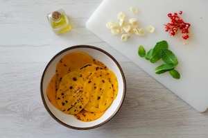 Preparazione Zucca grigliata sott'olio - Fase 2