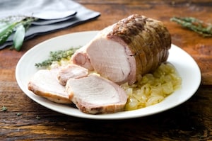 Preparazione Arrosto di maiale alla birra con cipolle - Fase 4