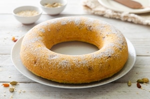 Preparazione Ciambella con crusca, uvetta e cardamomo - Fase 4