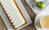 Crostata al lime e chantilly al cioccolato bianco