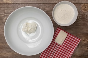 Preparazione Frittelle di mele e ricotta - Fase 1