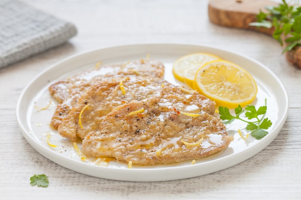 Scaloppine al limone ricetta