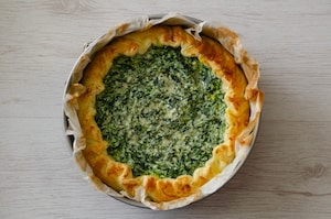 Preparazione Torta salata ricotta e spinaci - Fase 4