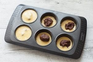 Preparazione Muffin alla Nutella - Fase 3