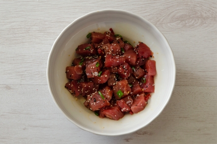 Preparazione Pokè bowl  - Fase 2 Preparazione Pokè bowl  - Fase 2