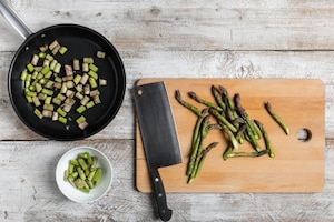 Preparazione Asparagi con cottura a bassa temperatura - Fase 2