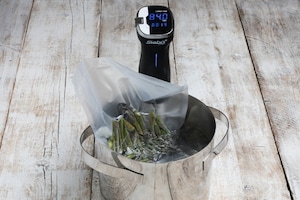 Preparazione Asparagi con cottura a bassa temperatura - Fase 3