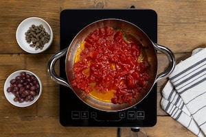 Preparazione Baccalà alla napoletana - Fase 2