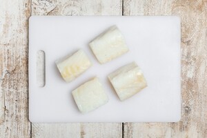 Preparazione Baccalà con pomodorini, olive nere e capperi con cottura a bassa temperatura - Fase 1