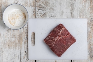 Preparazione Cappello del prete in salsa verde con cottura a bassa temperatura - Fase 1