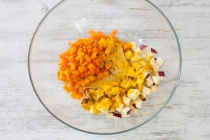 Preparazione Gazpacho di carote e mele con latte di cocco e curcuma  - Fase 2