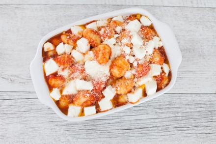 Preparazione Gnocchi alla sorrentina - Fase 3 Preparazione Gnocchi alla sorrentina - Fase 3