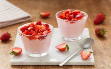 Mousse di fragole