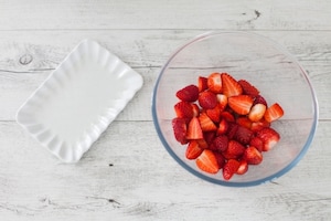Preparazione Mousse di fragole - Fase 1