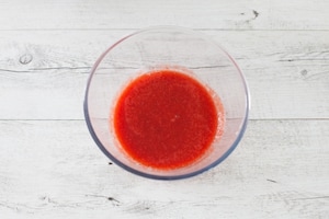 Preparazione Mousse di fragole - Fase 1