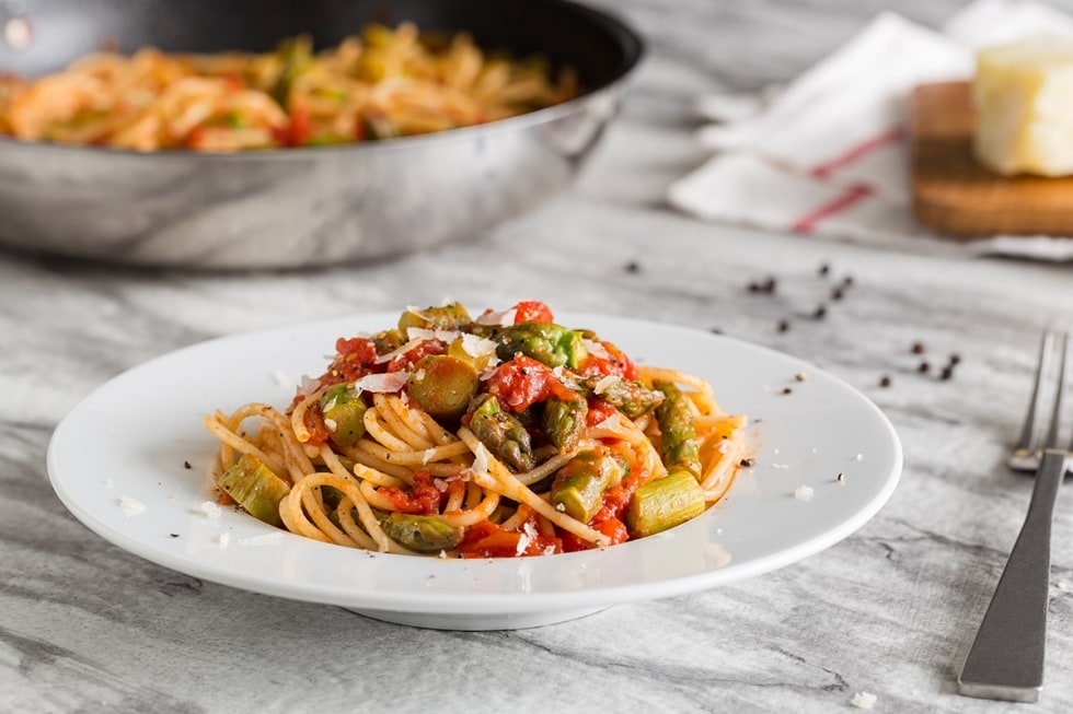 Pasta con gli asparagi ricetta