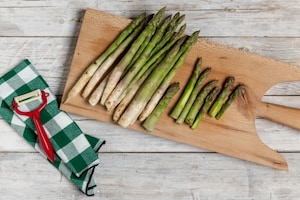 Preparazione Pasta con gli asparagi - Fase 1