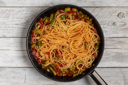 Preparazione Pasta con gli asparagi - Fase 2 Preparazione Pasta con gli asparagi - Fase 2