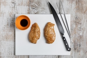 Preparazione Petto di pollo con cottura a bassa temperatura - Fase 3