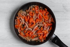 Preparazione Risotto all'amatriciana - Fase 2