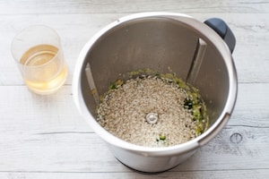 Preparazione Risotto alle zucchine con il Bimby - Fase 3