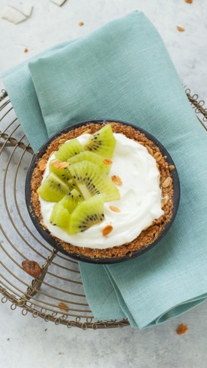 Tartellette di granola al kiwi