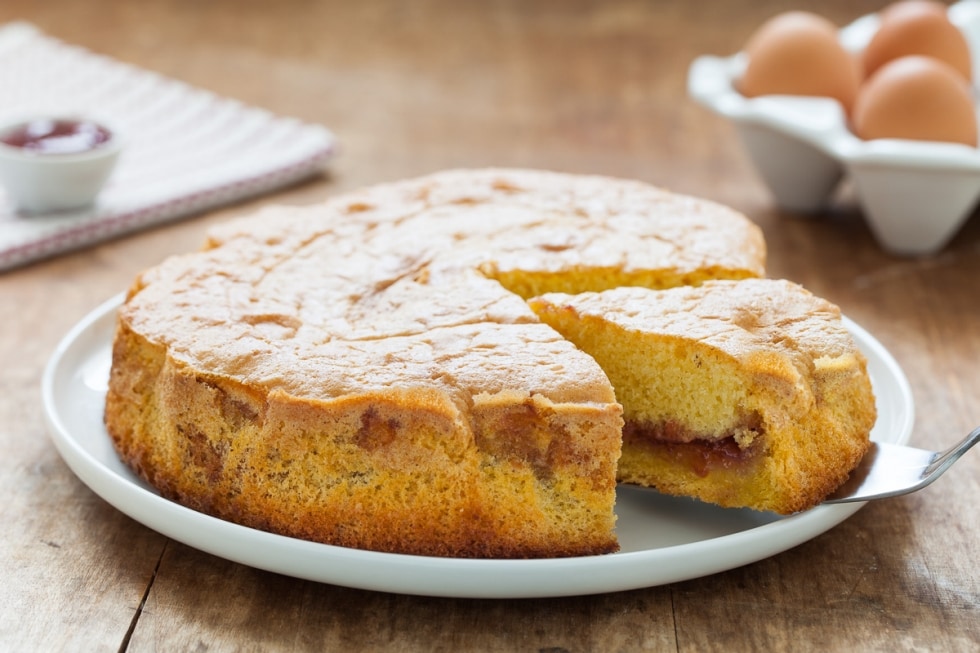 Torta versata alla marmellata ricetta