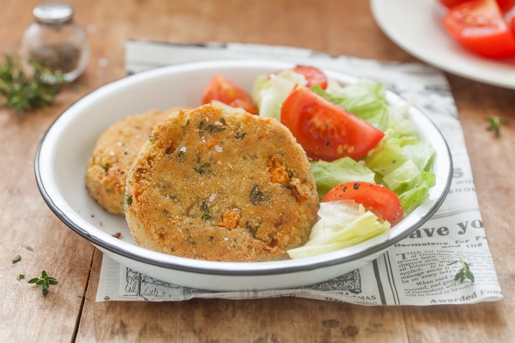 Mini burger alle carote e granulato di soia - Il Goloso Mangiar Sano