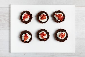 Preparazione Cestini cioccolato, ricotta e frutta fresca  - Fase 3