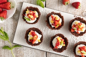 Preparazione Cestini cioccolato, ricotta e frutta fresca  - Fase 4