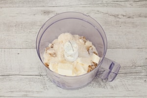 Preparazione Crumble di cavolfiore con gorgonzola e noci  - Fase 2