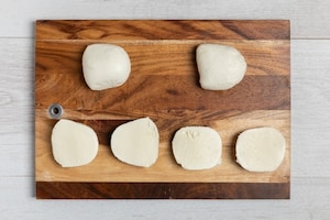 Preparazione Hamburger di mozzarella - Fase 1