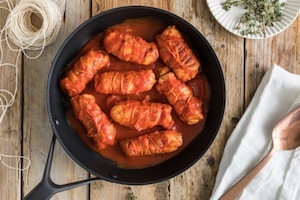 Preparazione Involtini di pollo con scamorza e pancetta - Fase 4