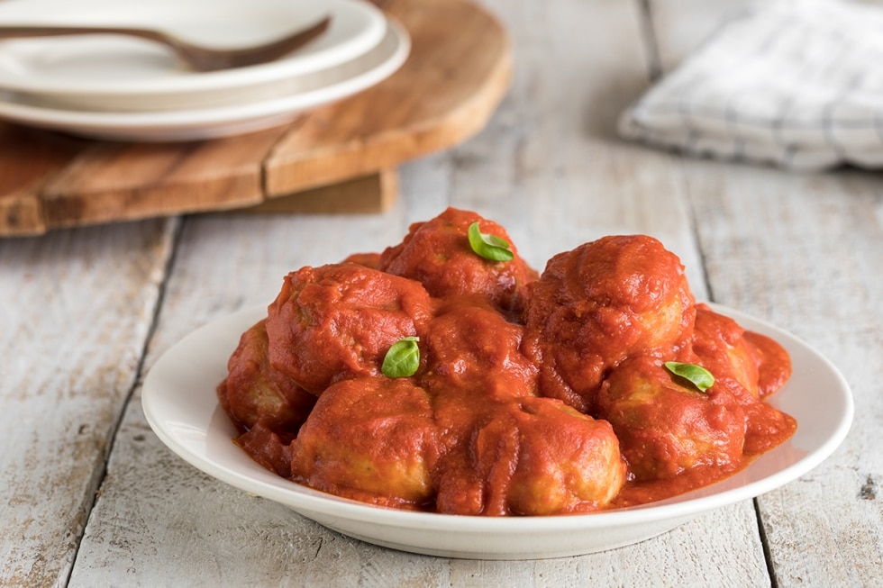 Polpette di tacchino in umido  ricetta