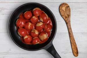 Preparazione Polpette di tacchino in umido  - Fase 4