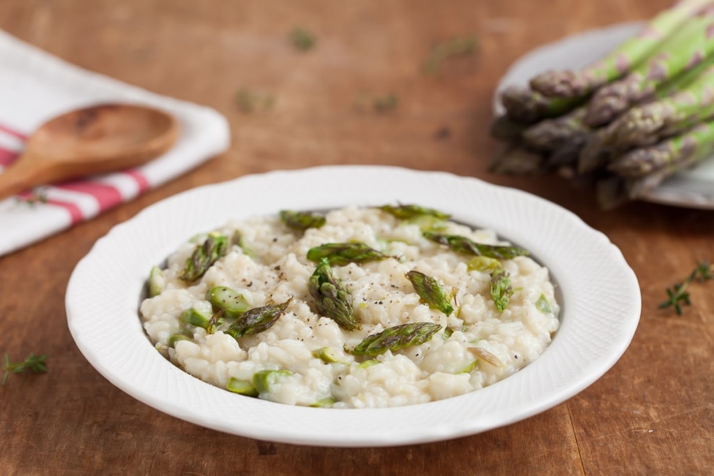 Ricetta Risotto agli asparagi con il Bimby Cucchiaio d'Argento