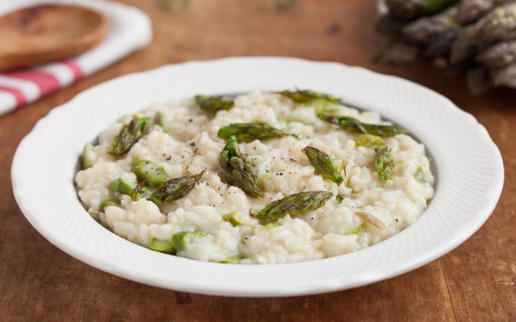 Ricetta Risotto agli asparagi con il Bimby Cucchiaio d'Argento