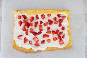 Preparazione Rotolo alle fragole - Fase 5