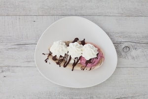 Preparazione Banana split - Fase 2