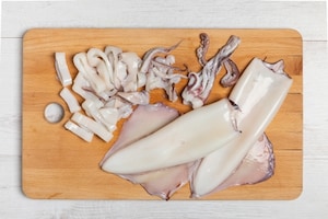 Preparazione Calamari al sugo - Fase 1